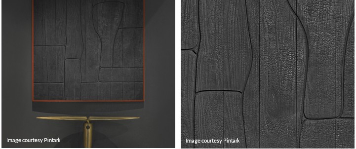 Pintark Introduces Trada: A Contemporary Interpretation of the Shou Sugi Ban Technique at Surface Design 2025