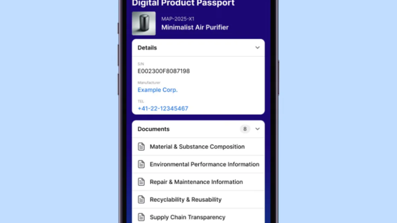 RiConnect Issues ​ ​Digital Product Passports