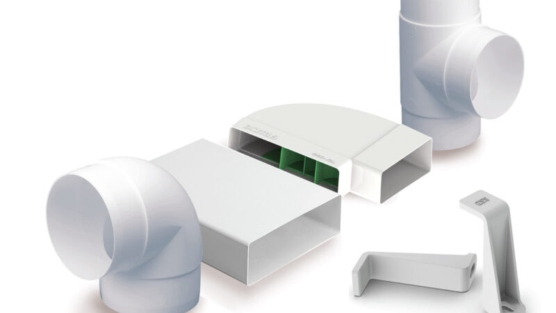 The low carbon solution: Domus Ventilation ducting to be manufactured with recycled plastic