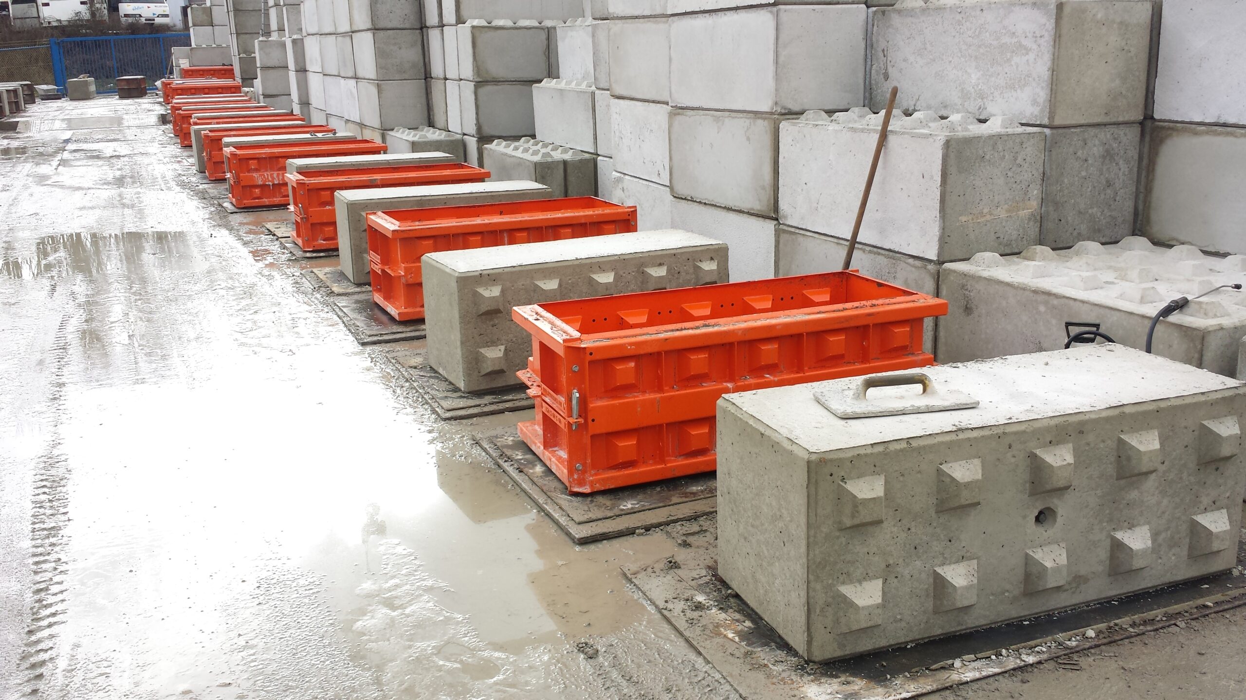 Enhancing agricultural infrastructure with stackable concrete blocks