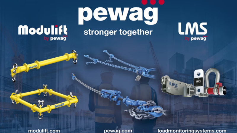 pewag, LMS, Modulift Brands Brought Together